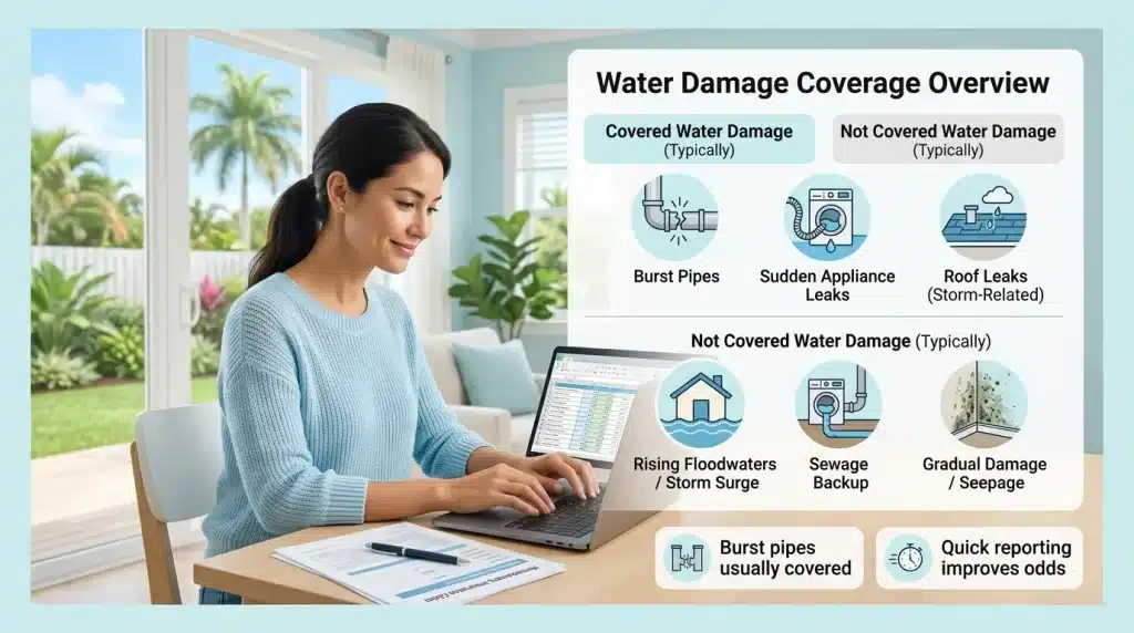 Does Homeowners Insurance Cover Water Damage in Florida? Water damage coverage overview