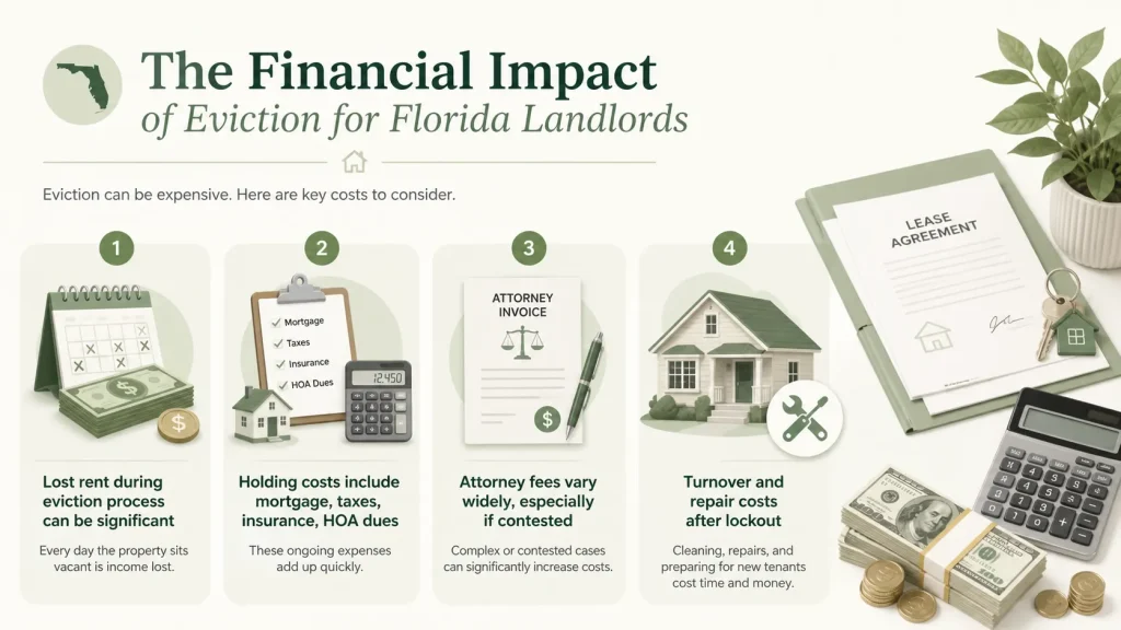 Florida Eviction Process: Financial impact on landlords
