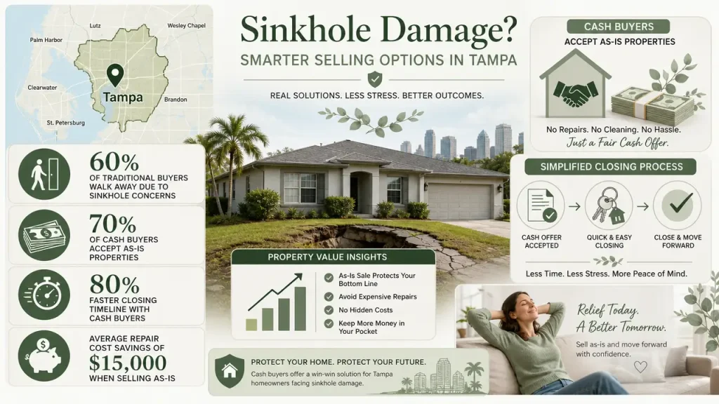 Sinkhole Damage House Tampa: Smarter selling options